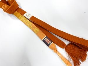 未使用品　正絹　手組帯締め